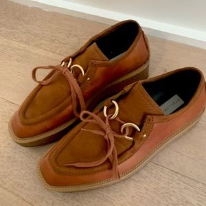 Stella McCartney platforms orange brown - good condition